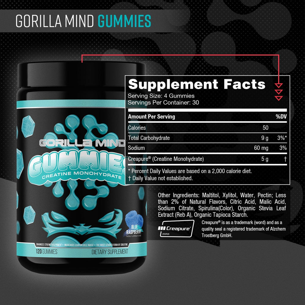 Gorilla Mind Creatine Gummies